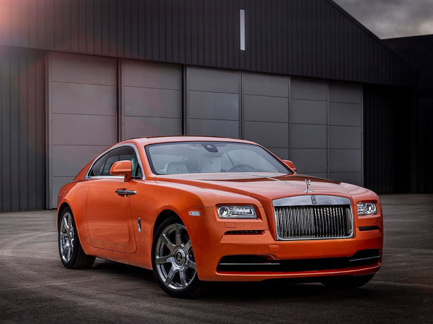 Оранжевый Rolls-Royce Wraith 2015 Фото 02